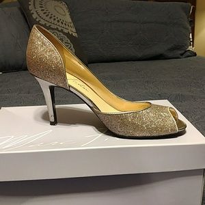 Marc Fisher glitter heels